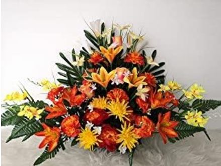 Montage floral tombes
